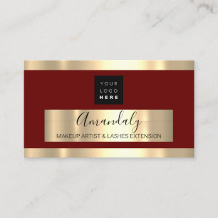 Gold-Logo für Berufliche Unternehmensdienstleistu Visitenkarte