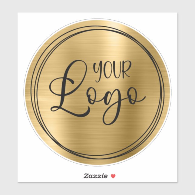 Gold-Logo-Promo Aufkleber (Blatt)