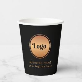Gold-Logos und Unternehmen für benutzerdefiniertes Pappbecher