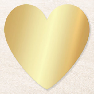 Gold Look Moderne elegante Blank-Vorlage Untersetzer