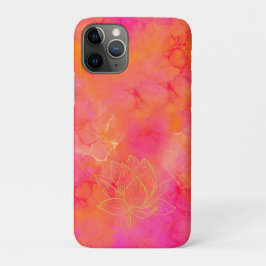 Gold Lotus Blume Illustration Rosa Farbe Kunst Case-Mate iPhone Hülle