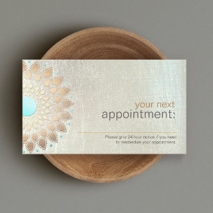 Gold Lotus Salon und Wellness-Center Eintrittskart Terminkarte
