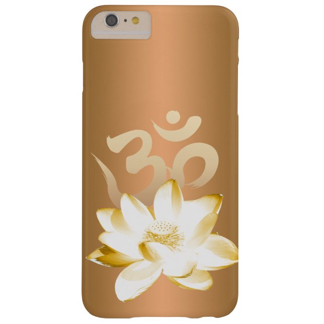 Gold Lotus u. OM-Symbol-Yoga Case-Mate iPhone Hülle (Rückseite)