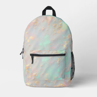 Gold Luxury Trendy Blush Pink Soft Mint Collection Bedruckter Rucksack