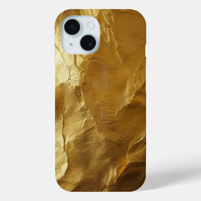 Gold Luxus  Case-Mate iPhone Hülle (Rückseite)