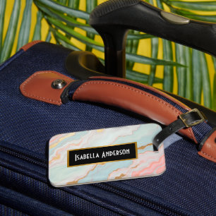 Gold Luxus Populäre Blush Pink Mint Kollektion Gepäckanhänger