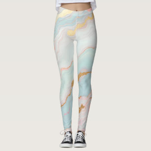 Gold Luxus Populäre Blush Pink Mint Kollektion Leggings