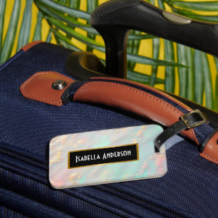Gold Luxus-Trendy Blush Pink Soft Mint Kollektion Gepäckanhänger