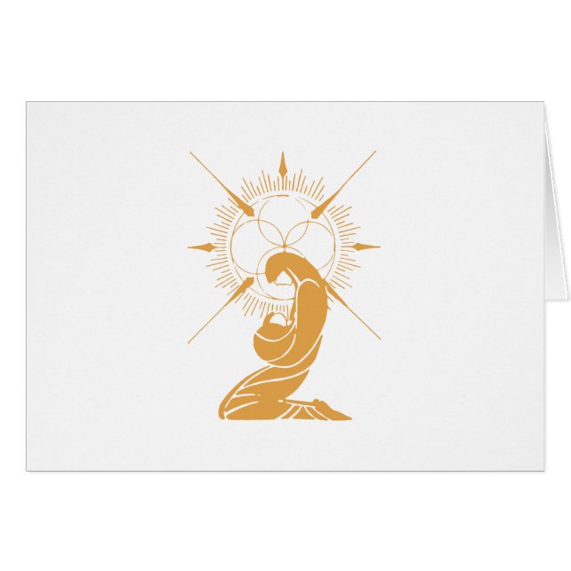 Gold Madonna und Kind (Vorderseite (Horizontal))