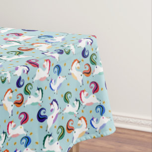 Gold Magical Star Rainbow Unicorn Tischdecke