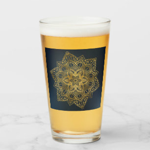 Gold Mandala Glas