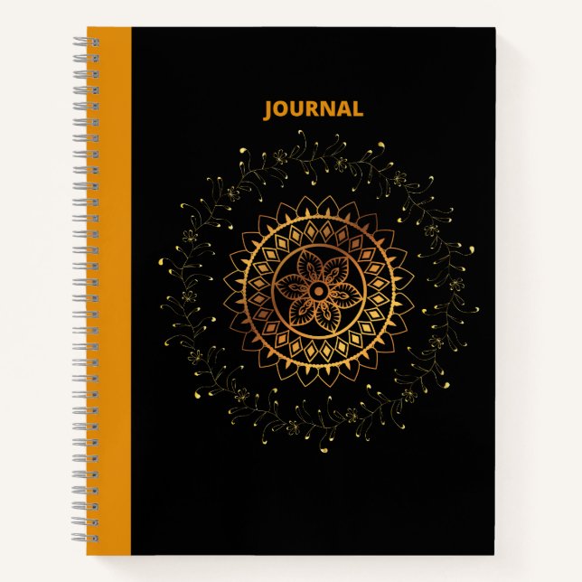 GOLD MANDALA JOURNAL NOTIZBUCH (Vorderseite)
