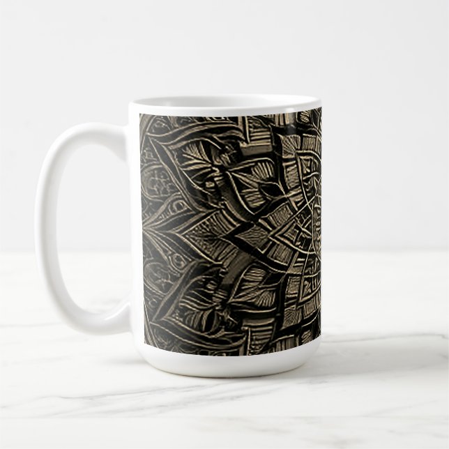 Gold Mandala  Kaffeetasse (Links)
