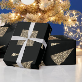 Gold Mandala Sparkles Geschenkpapier