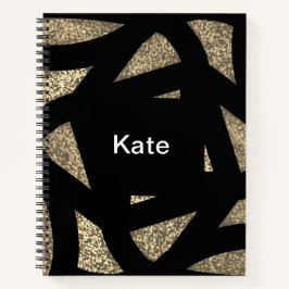 Gold Mandala Sparkles Notizbuch