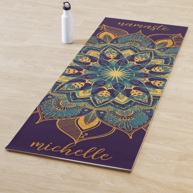 Gold Mandala Yoga Mat Yogamatte (Beispiel)