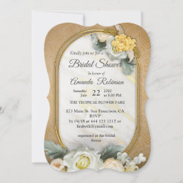 Gold-Mandalas verschiedener geometrischer Kreise Einladung