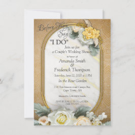 Gold-Mandalas verschiedener geometrischer Kreise Einladung