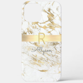 Gold Marble Gold Bar, DIY Graue Bezeichnung Monogr Case-Mate iPhone Hülle