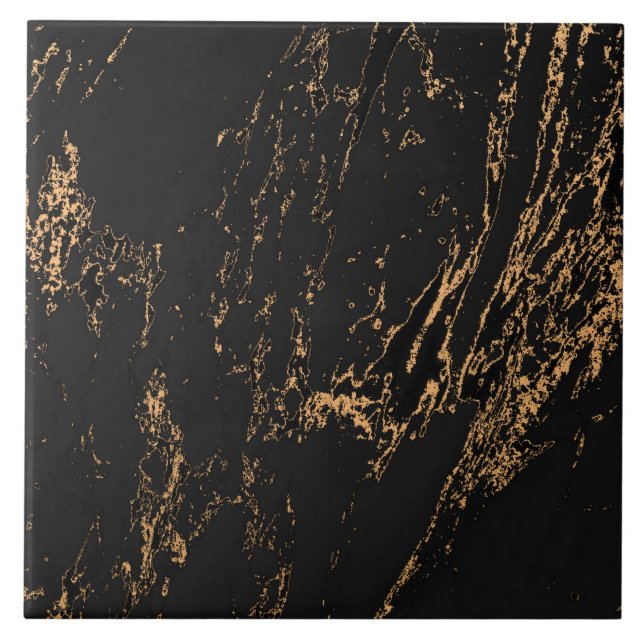 Gold Marble Pattern  Fliese (Vorderseite)