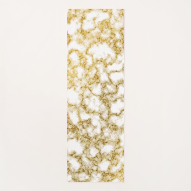 Gold Marble Yogamatte (Vorderseite)