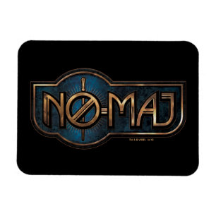 Gold & Marmor NO-MAJ™-Abzeichen Magnet