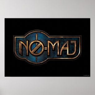 Gold & Marmor NO-MAJ™-Abzeichen Poster
