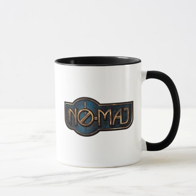 Gold & Marmor NO-MAJ™-Abzeichen Tasse (Rechts)