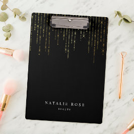 Gold Marquee Personalisiert Klemmbrett