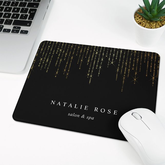 Gold Marquee Personalisiert Mousepad (Von Creator hochgeladen)