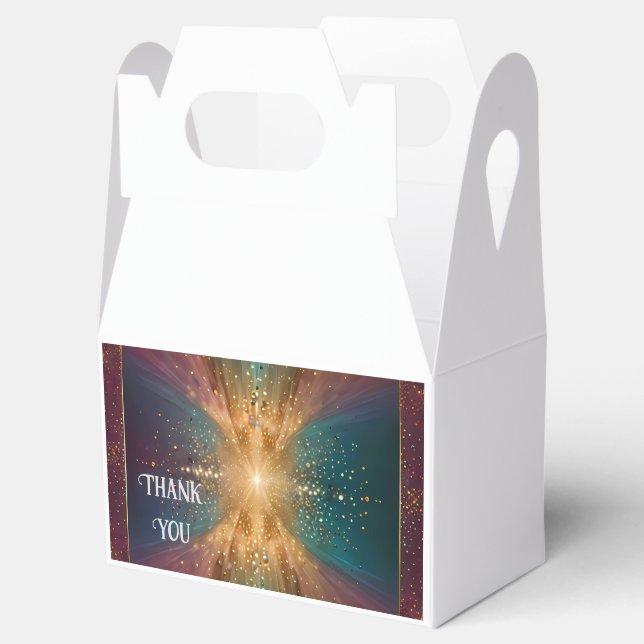 Gold Mattalic Geschenkschachtel (Geöffnet)