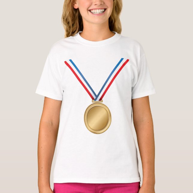 Gold Medal Girls T - Shirt (Vorderseite)
