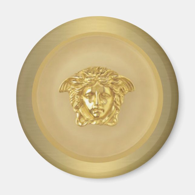 Gold Medusa Medallion Magnet (Vorne)