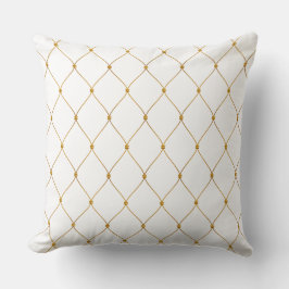 Gold Mesh Throw Kissen