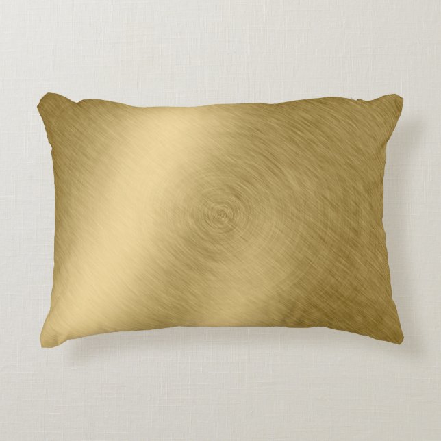 Gold metal brushed background or textureabstract,a dekokissen (Vorderseite)