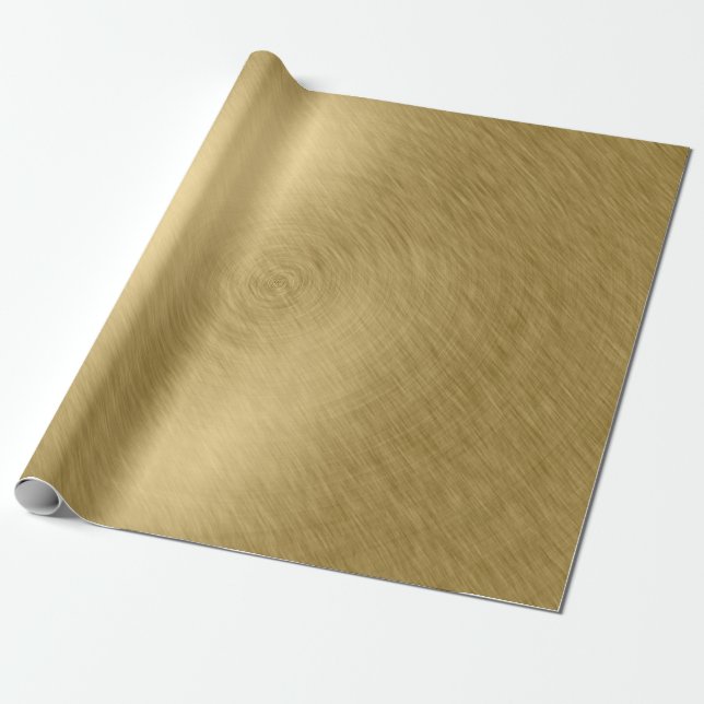 Gold-Metall-Hintergrund oder Textur-Abstract, a Geschenkpapier (Ungerollt)