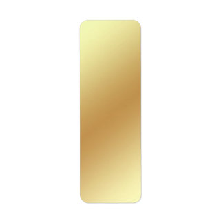 Gold-Metallic-Adressenrückgabezeichen