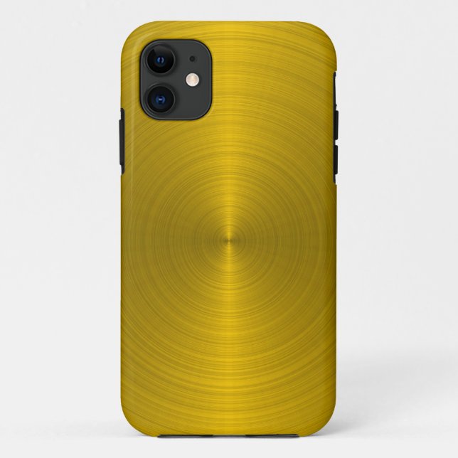 Gold Metallic Case-Mate iPhone Hülle (Rückseite)