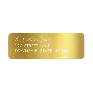 Gold-Metallic-Custom-Rücksendeadressen-Aufkleber
