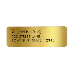 Gold-Metallic-Custom-Rücksendeadressen-Aufkleber