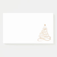 Gold Metallic Filigree Weihnachtsbaum Minimalistis