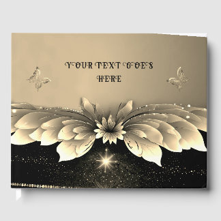 Gold Metallic Gästebuch