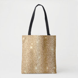 Gold Metallic Gradient & Glitzer Glam Art Deco