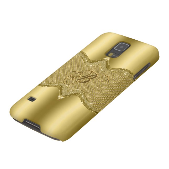 Gold-Metallic-Look mit Diamantmuster 3 Case-Mate Samsung Galaxy Hülle (oben)
