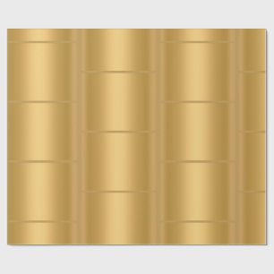 GOLD METALLICH ELEGANTES BIRTHTAGES WEDDWEDSWRAP GESCHENKPAPIER