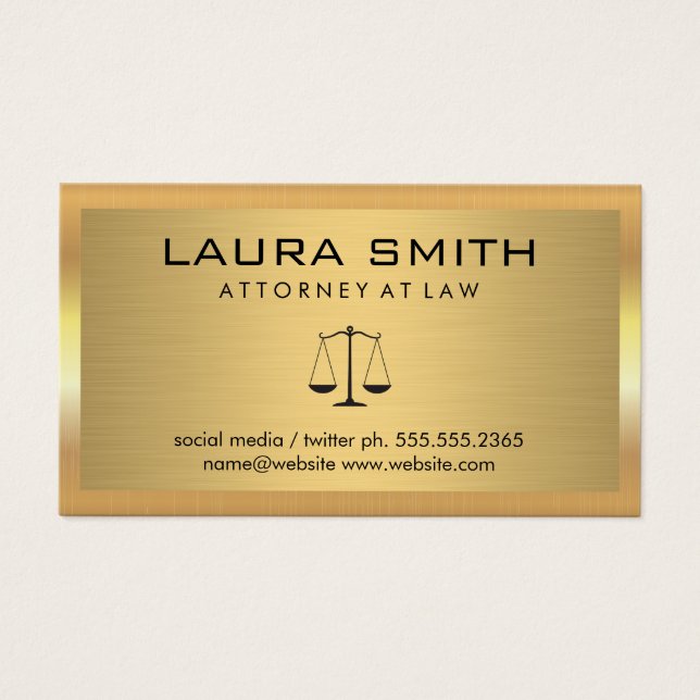 Gold-Metallische Grenze | Gold-Metall-Bürste (Vorderseite)