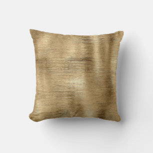 Gold metallische Textur rustikalen Schimmer stilvo Kissen