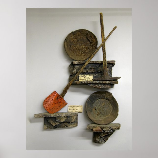 GOLD MINER'S TOOLS POSTER (Vorne)