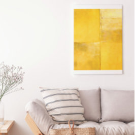 Gold Minimalistisch Modern Abstrakt Poster