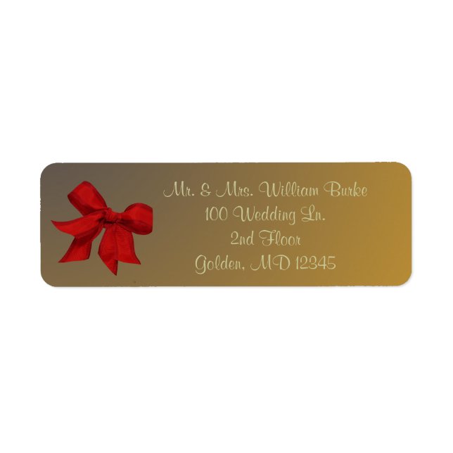 Gold mit Red Bow (Vorne)